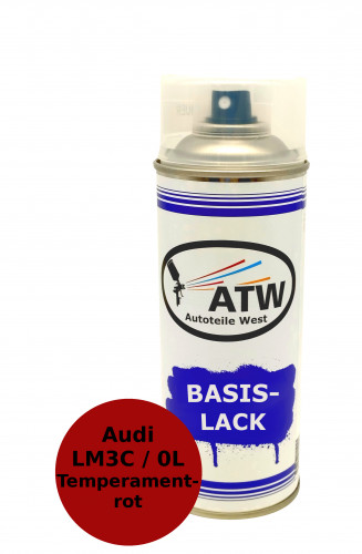 Autolack für Audi LM3C / 0L Temperamentrot